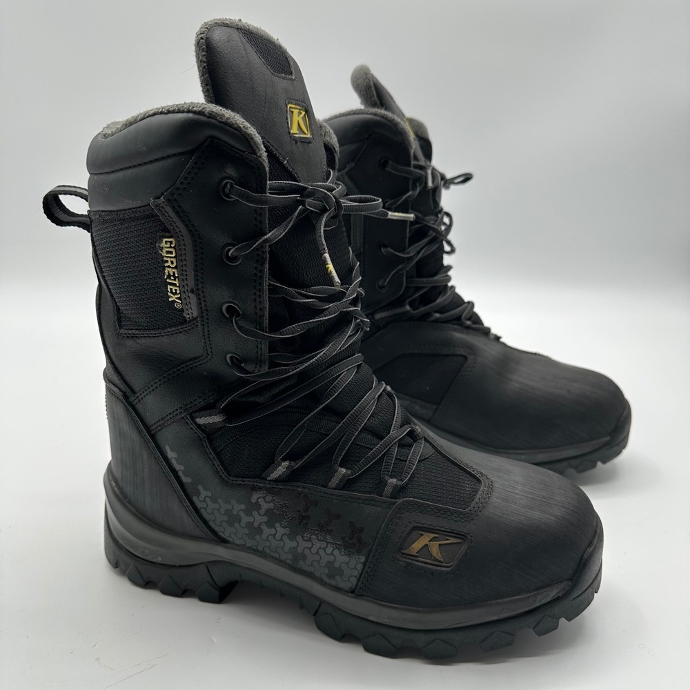 Klim Adrenaline GTX Mens Snowmobile‎ Boots Gore-Tex Thinsulate Black Size 9